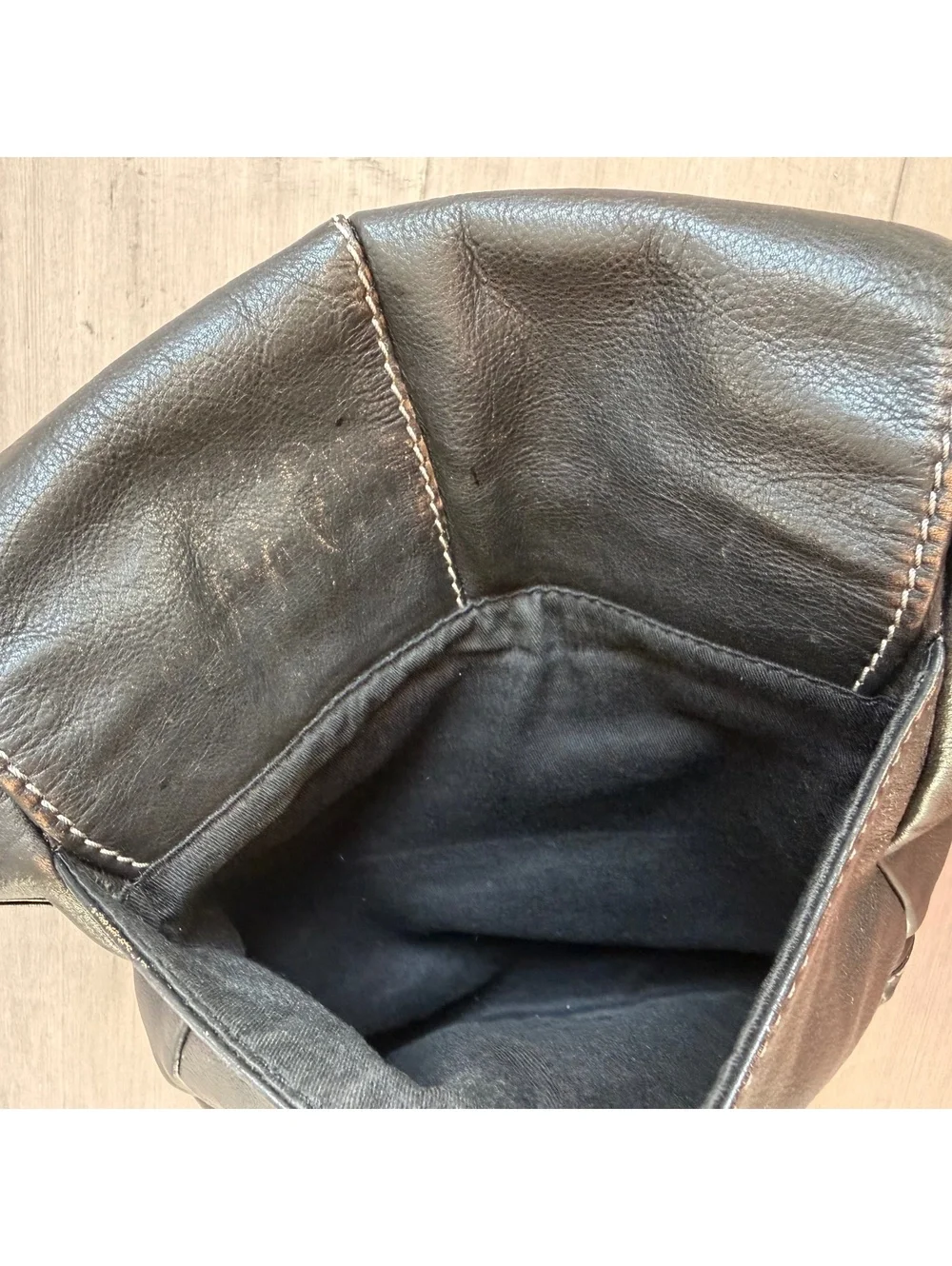 Andrew Marc New York Black Leather Crossbody Bag
